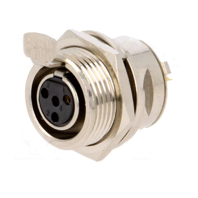 MX-PNL-4F - Панельний роз'єм mini XLR гніздо 4 кон., MOCO (КНР)