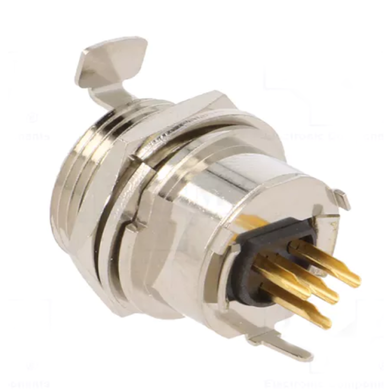 MX-PNL-4F - Панельний роз'єм mini XLR гніздо 4 кон., MOCO (КНР)