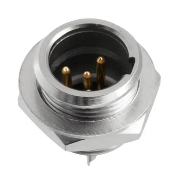 SA137-4P - Панельный разъем mini XLR SA137-4P гнездо 4 кон., MOCO (КНР)