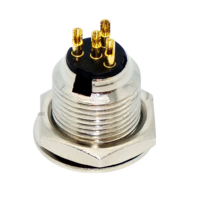 SA137-4P - Панельный разъем mini XLR SA137-4P гнездо 4 кон., MOCO (КНР)