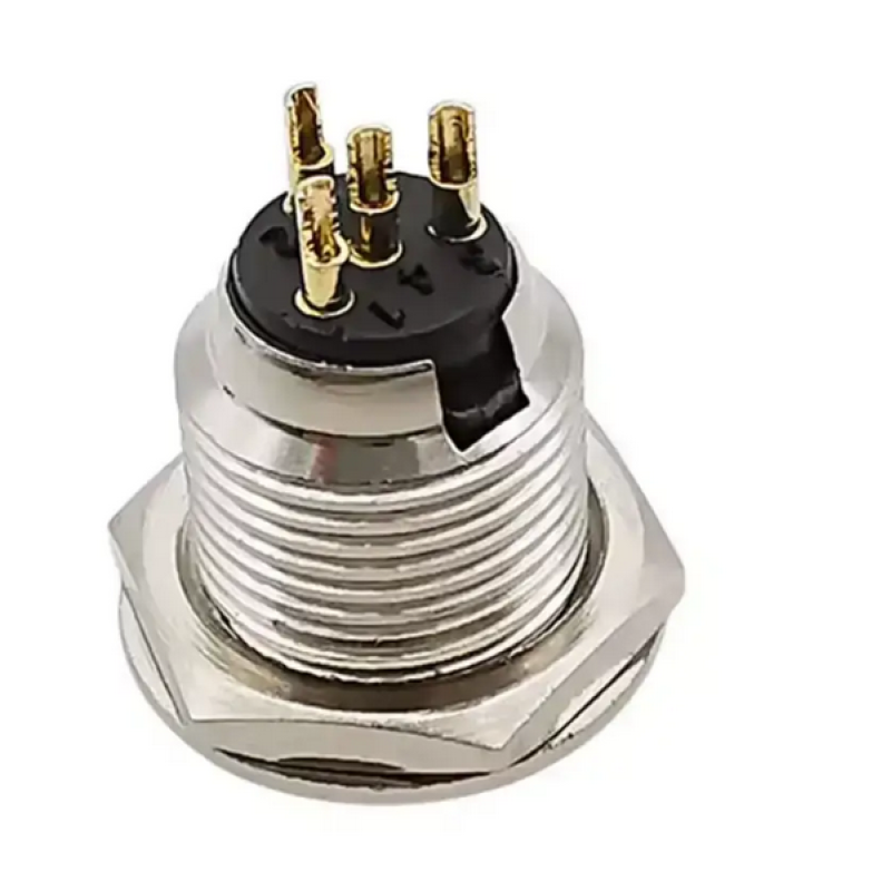 SA137-4P - Панельный разъем mini XLR SA137-4P гнездо 4 кон., MOCO (КНР)