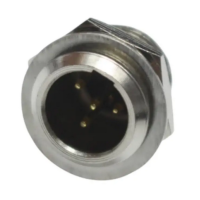 SA137-4P - Панельный разъем mini XLR SA137-4P гнездо 4 кон., MOCO (КНР)