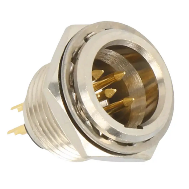 SA137-5P - Панельный разъем mini XLR SA137-5P гнездо 5 кон., MOCO (КНР)