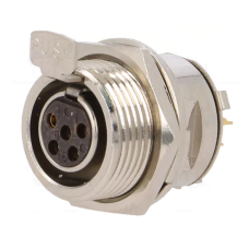 MX-PNL-5F - Панельний роз'єм mini XLR гніздо 5 кон., MOCO (КНР)
