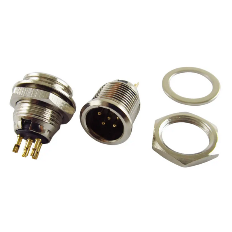 SA137-5P - Панельный разъем mini XLR SA137-5P гнездо 5 кон., MOCO (КНР)