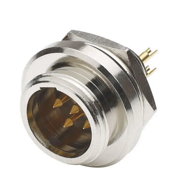 SA137-5P - Панельный разъем mini XLR SA137-5P гнездо 5 кон., MOCO (КНР)