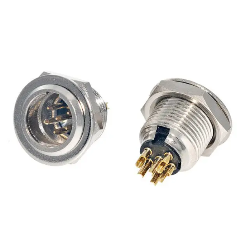 SA137-5P - Панельный разъем mini XLR SA137-5P гнездо 5 кон., MOCO (КНР)