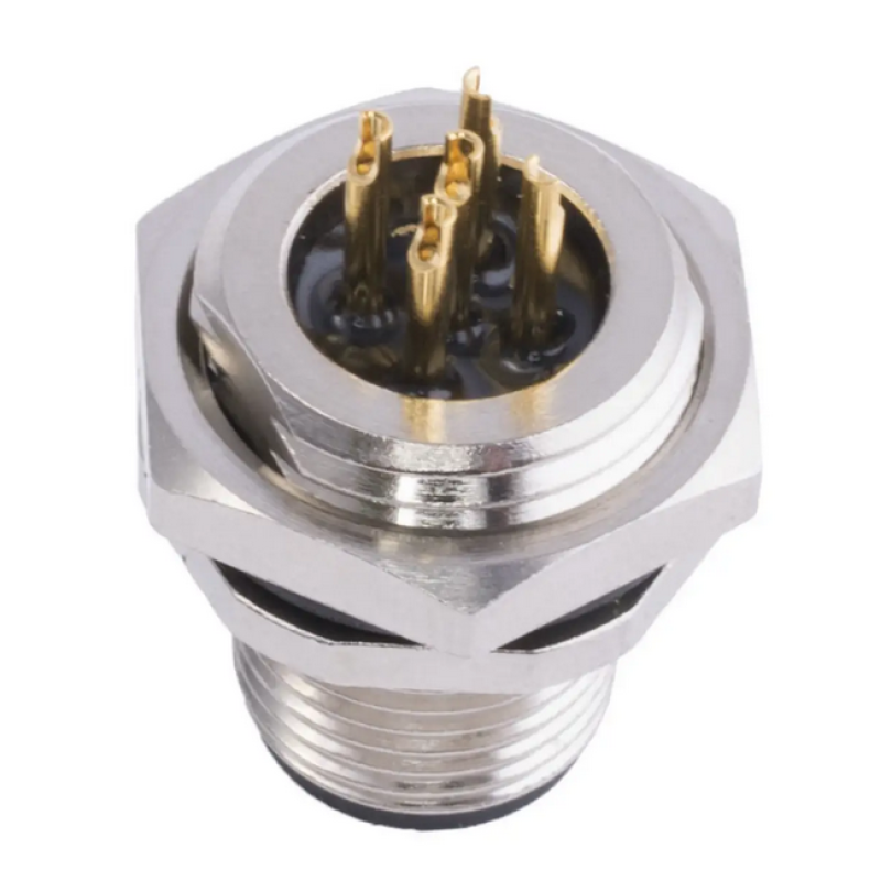 SA137-5P - Панельный разъем mini XLR SA137-5P гнездо 5 кон., MOCO (КНР)