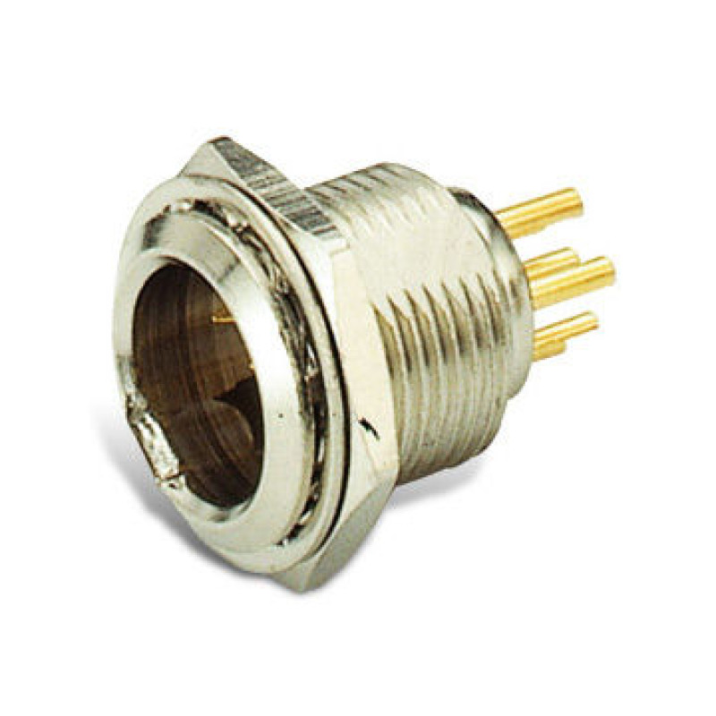 SA108-6P - Панельный разъем mini XLR штекер 6 кон., MOCO (КНР)