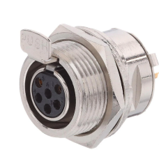 MX-PNL-6F - Панельний роз'єм mini XLR гніздо 6 кон., MOCO (КНР)