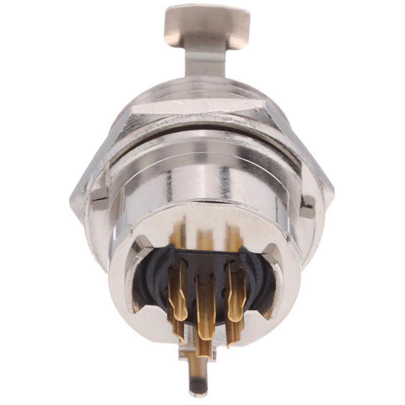 MX-PNL-6F - Панельний роз'єм mini XLR гніздо 6 кон., MOCO (КНР)