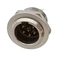 SA137-6P - Панельный разъем mini XLR SA137-6P гнездо 6 кон., MOCO (КНР)