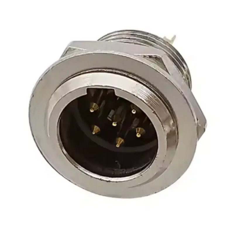 SA137-6P - Панельний роз'єм mini XLR SA137-6P гніздо 6 кон., MOCO (КНР)