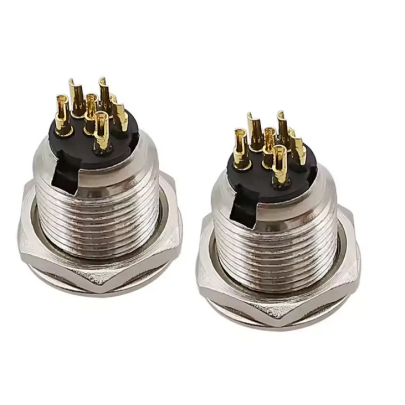 SA137-6P - Панельний роз'єм mini XLR SA137-6P гніздо 6 кон., MOCO (КНР)