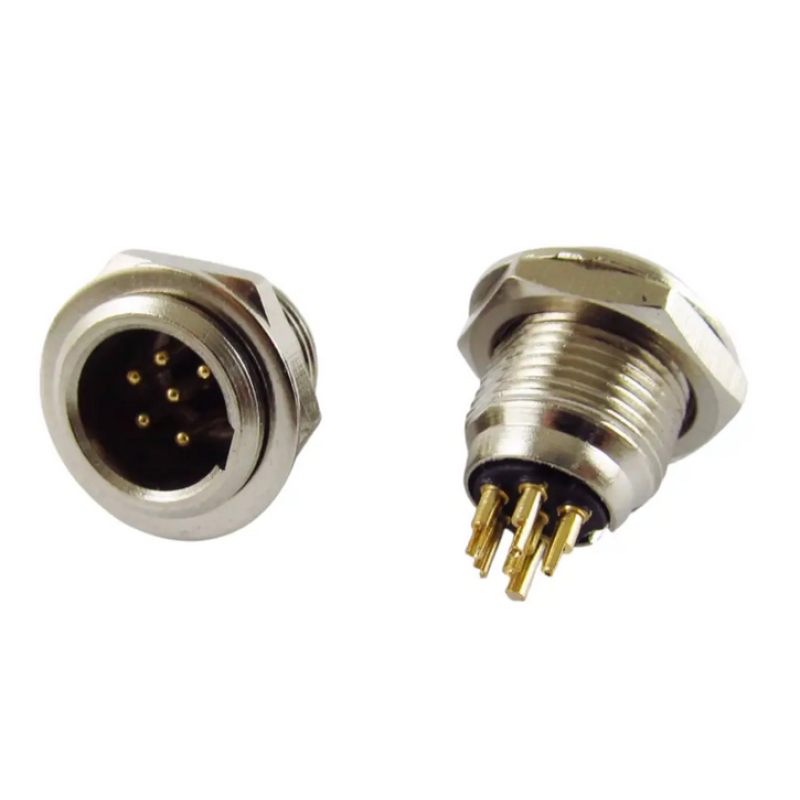 SA137-6P - Панельний роз'єм mini XLR SA137-6P гніздо 6 кон., MOCO (КНР)