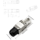 RJ45-ZTM-CAT8-SFTP-BK - Разъем RJ45 8P8C штекер для витой пары Cat8