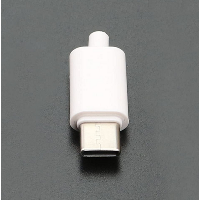 USB-CM01 - Разъем USB кабельный, штекер тип C, 4 контакта покрытие позолота 24К