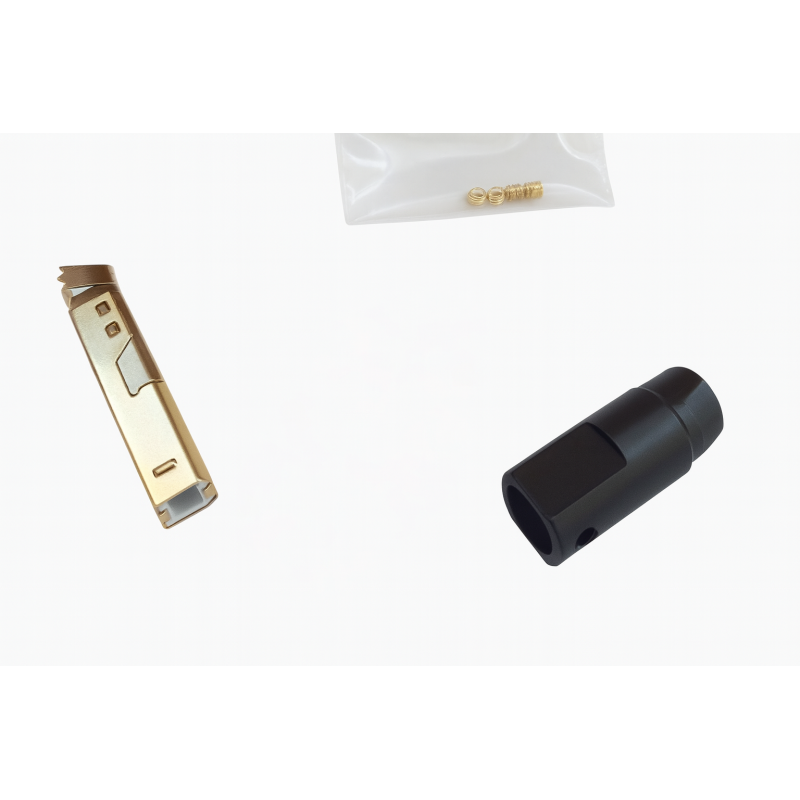 USB-BM2H - Разъем USB кабельный, штекер тип B, 4 контакта покрытие позолота 24К