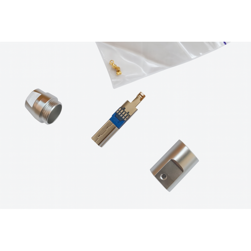 USB-BM3H - Разъем USB кабельный, штекер тип B, 8 контактов покрытие позолота 24К