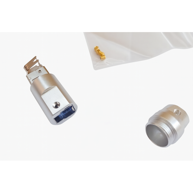 USB-BM3H - Разъем USB кабельный, штекер тип B, 8 контактов покрытие позолота 24К