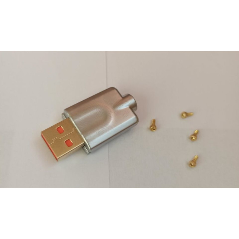 USB-AM2Y - Разъем USB кабельный, штекер тип А, 4 контакта покрытие позолота 24К