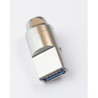 USB-AF3Y - Разъём USB кабельный, гнездо тип A, 8 контактов покрытие позолота 24К