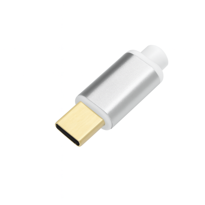 USB-CM2Y - Разъём USB кабельный, штекер тип C, 4 контакта покрытие позолота 24К