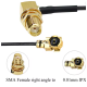 Антенный кабель 0.81мм IPX Cable U.FL-SMA угловое гнездо 15см, I-Taki (Южная Корея)