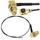 Антенный кабель 0.81мм IPX Cable U.FL-SMA угловое гнездо 15см, I-Taki (Южная Корея)