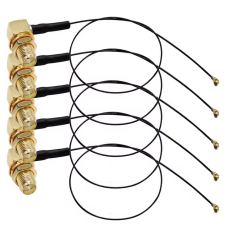 Антенный кабель 0.81мм IPX Cable U.FL-SMA угловое гнездо 15см, I-Taki (Южная Корея)