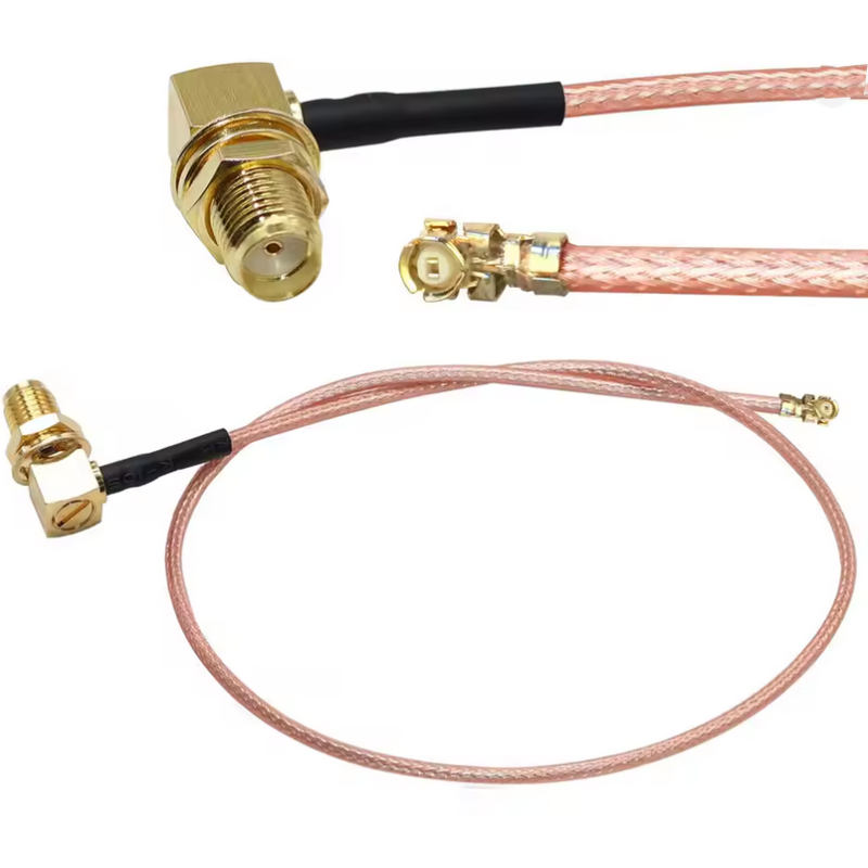 Антенный кабель IPX Cable RG178 U.FL-SMA угловое гнездо 15см, I-Taki (Южная Корея)