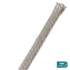 TC-006-1.63-30 - Кабельная оплетка из луженой меди, размер 6мм, цвет – серебристый, 30 м