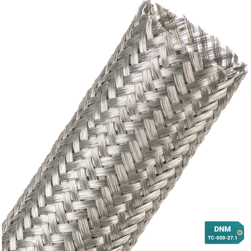 TC-050-27.1 - Кабельная оплетка из луженой меди, размер 50мм, цвет – серебристый