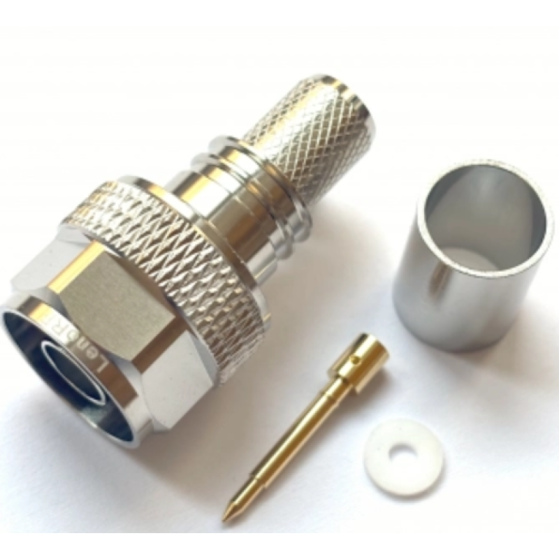 3.04.0287 - N (male) для RG8 LMR400 - Коннектор N(штекер) для коаксиального кабеля RG8 LMR400