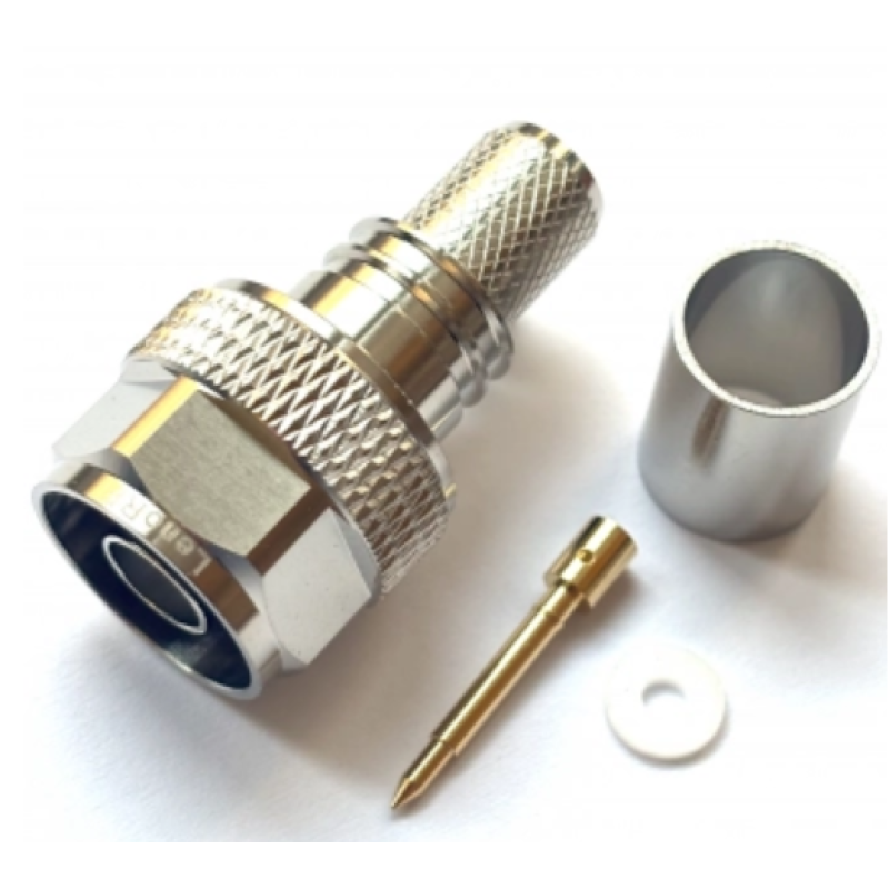 3.04.0287 - N (male) для RG8 LMR400 - Коннектор N(штекер) для коаксиального кабеля RG8 LMR400