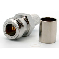 3.04.0273 - N(female) for RG8 LMR400 - Конектор N(гніздо) для коаксіального кабелю RG8 LMR400