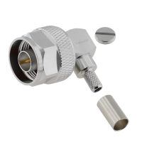 3.04.0272 - N(male) Angle for RG223 - Конектор N(штекер) кутовий для коаксіального кабелю RG223