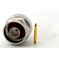 3.04.0274 - N (male) для RG401 - Коннектор N(штекер) для коаксиального кабеля RG401