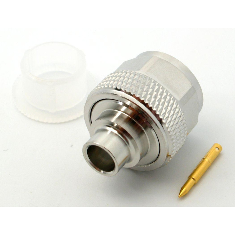 3.04.0274 - N (male) для RG401 - Коннектор N(штекер) для коаксиального кабеля RG401