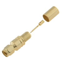 3.01.334 - SMA (male) for KSR300, 5D-FB - Конектор SMA(штекер) для коаксіального кабелю KSR300, 5D-FB, Leno RF (КНР)