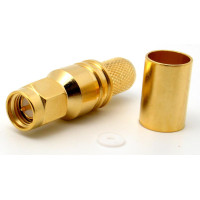 3.01.334 - SMA (штекер) для KSR300, 5D-FB - Коннектор SMA (штекер) для коаксиального кабеля KSR300, 5D-FB, Leno RF (КНР)