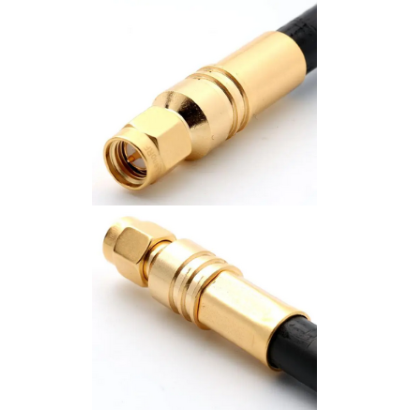 3.01.334 - SMA (штекер) для KSR300, 5D-FB - Коннектор SMA(штекер) для коаксиального кабеля KSR300, 5D-FB, Leno RF (КНР)