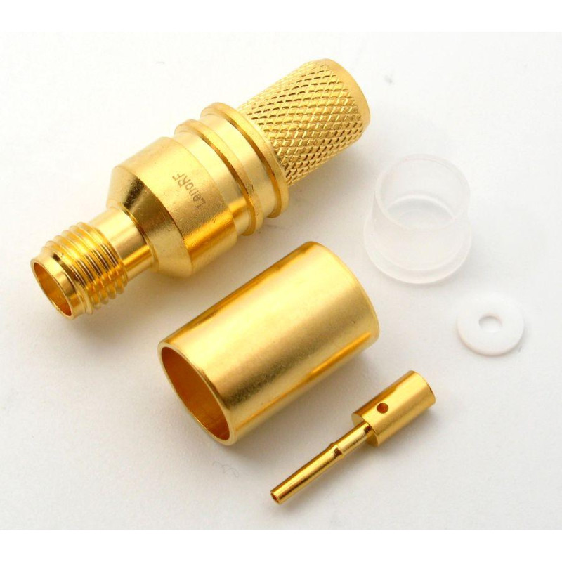 3.01.335 - SMA (гнездо) для KSR300, 5D-FB - Коннектор SMA (гнездо) для коаксиального кабеля KSR300, 5D-FB, Leno RF (КНР)