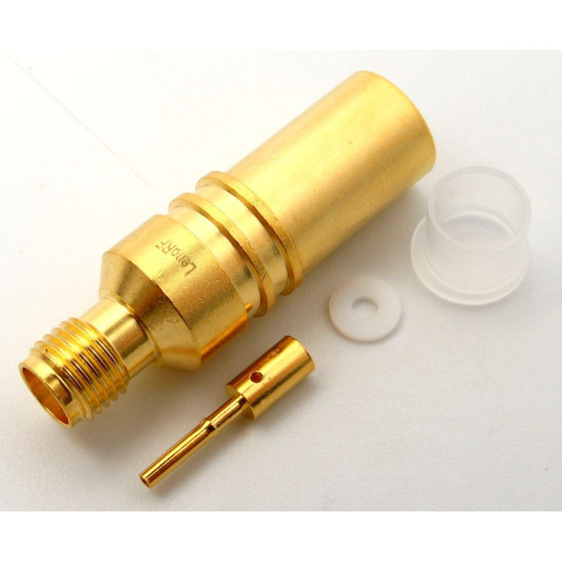 3.01.335 - SMA (гнездо) для KSR300, 5D-FB - Коннектор SMA (гнездо) для коаксиального кабеля KSR300, 5D-FB, Leno RF (КНР)