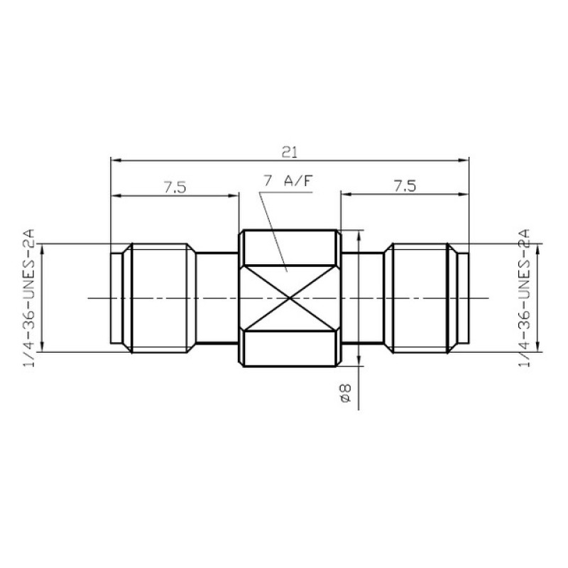 3.17.128 - SMA - Адаптер SMA(гнездо) female - SMA (гнездо) female, Leno RF (КНР)