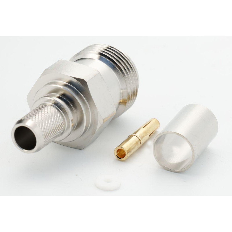 3.12.1001 - N(женский) для KSR300, 5D-FB - Коннектор N (гнездо) для коаксиального кабеля KSR300, 5D-FB