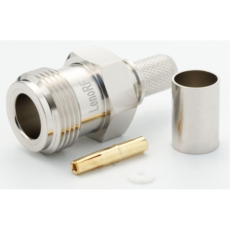 3.12.1001 - N(женский) для KSR300, 5D-FB - Коннектор N (гнездо) для коаксиального кабеля KSR300, 5D-FB