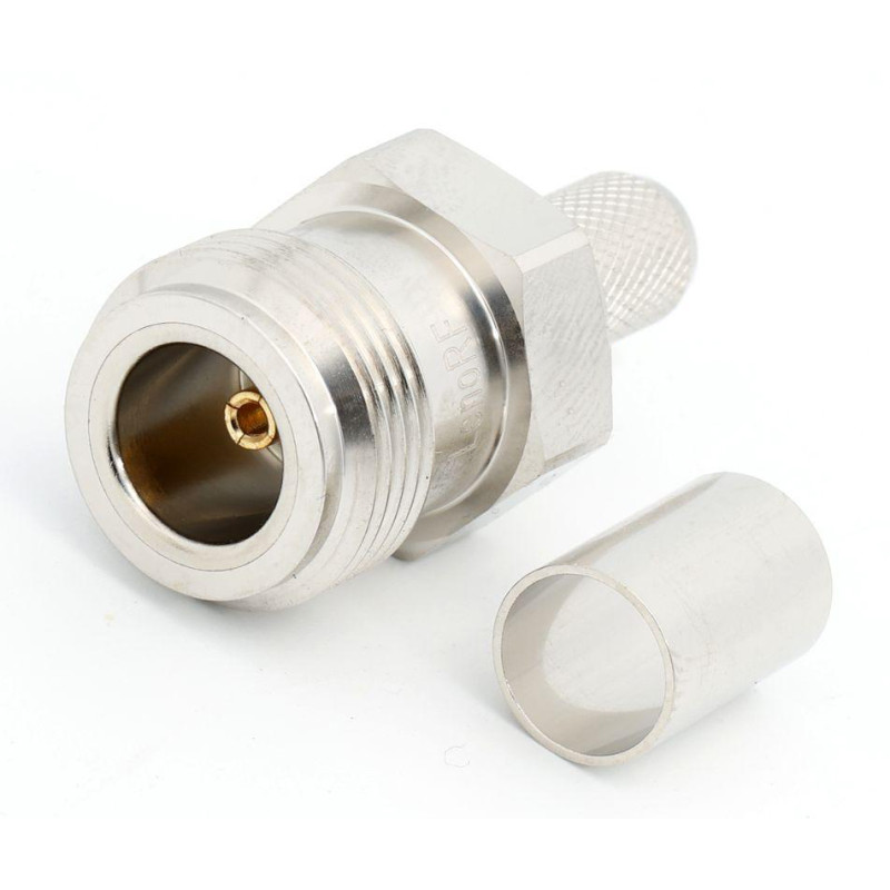 3.12.1001 - N(женский) для KSR300, 5D-FB - Коннектор N (гнездо) для коаксиального кабеля KSR300, 5D-FB