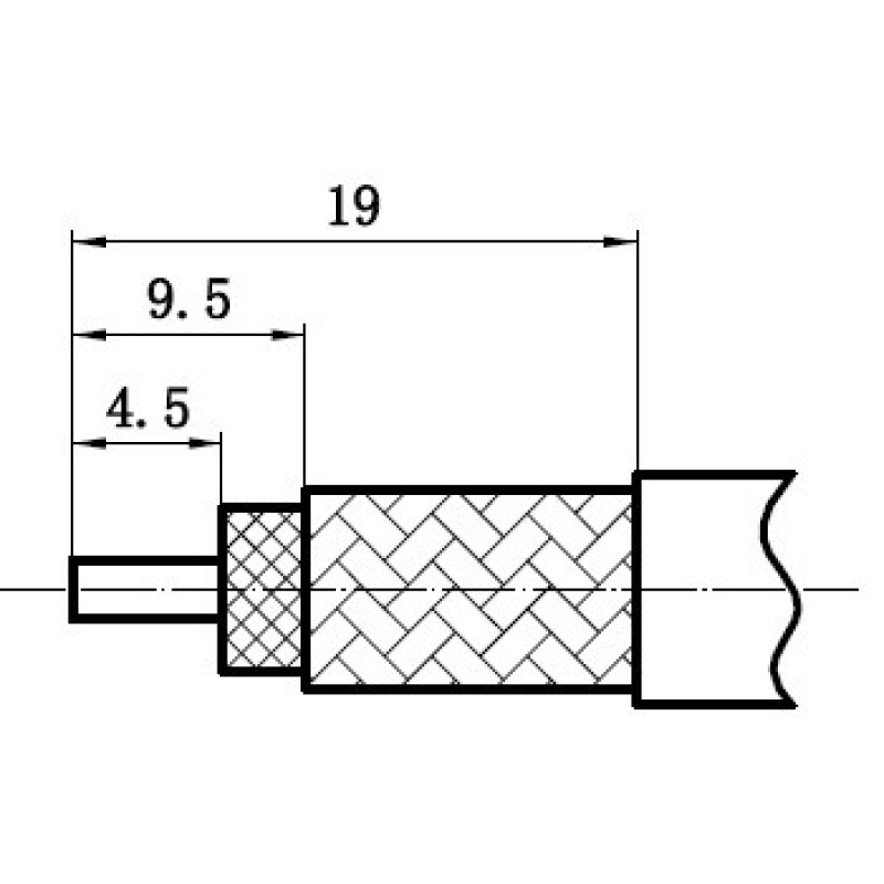 3.12.1001 - N(женский) для KSR300, 5D-FB - Коннектор N (гнездо) для коаксиального кабеля KSR300, 5D-FB