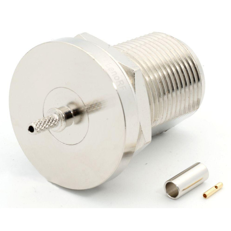 3.04.0279 - N(female) для RG178 - Коннектор N(гнездо) для коаксиального кабеля RG178